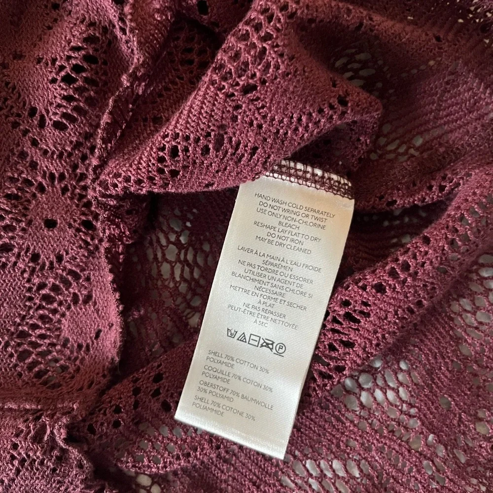 Free People In The Meadow Lace Top in Port Royal, Size Small